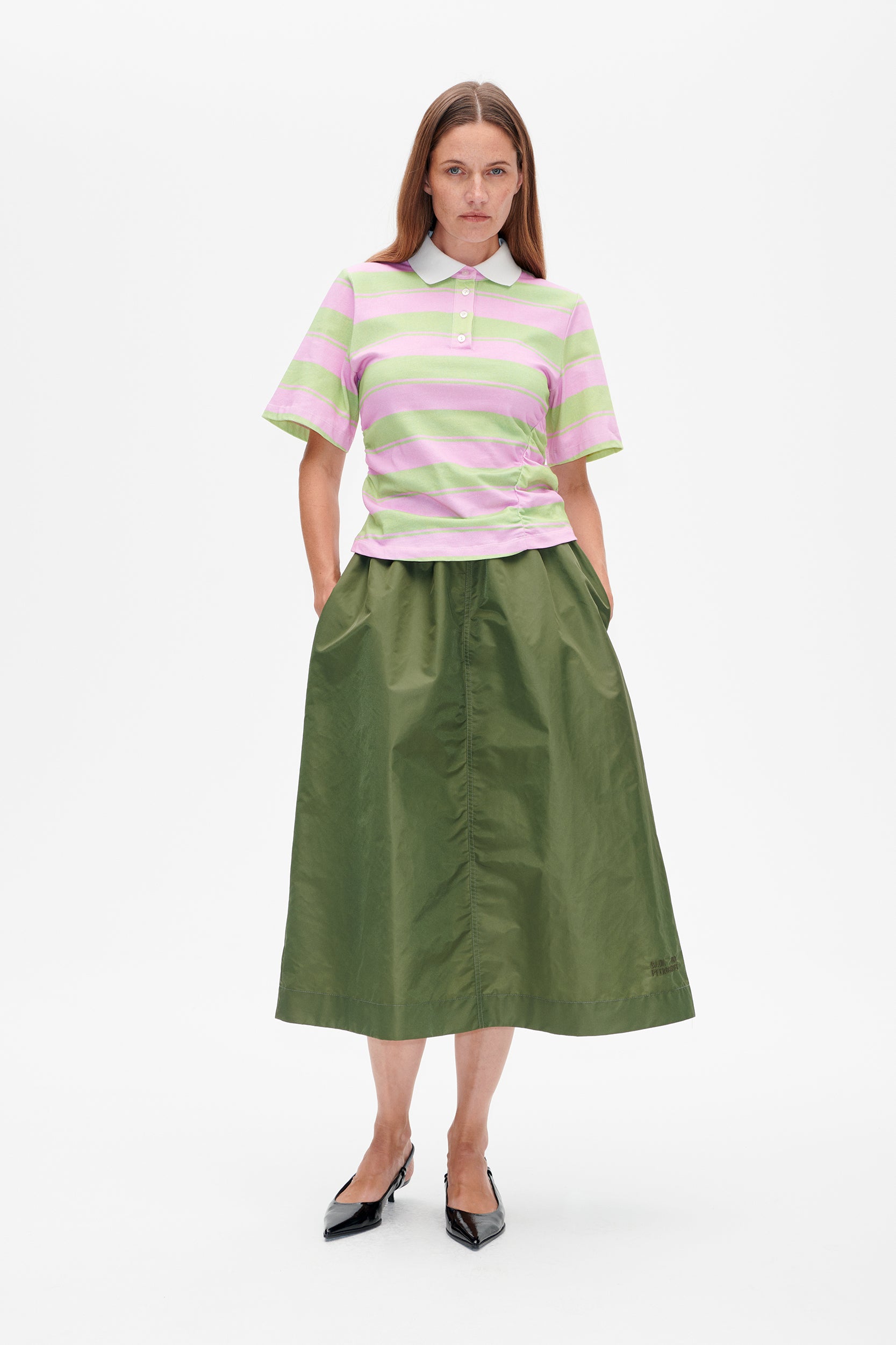 Image of SIBELLA SKIRT | Spring Moss