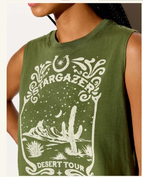 Stargazer Spirit Crop Tank