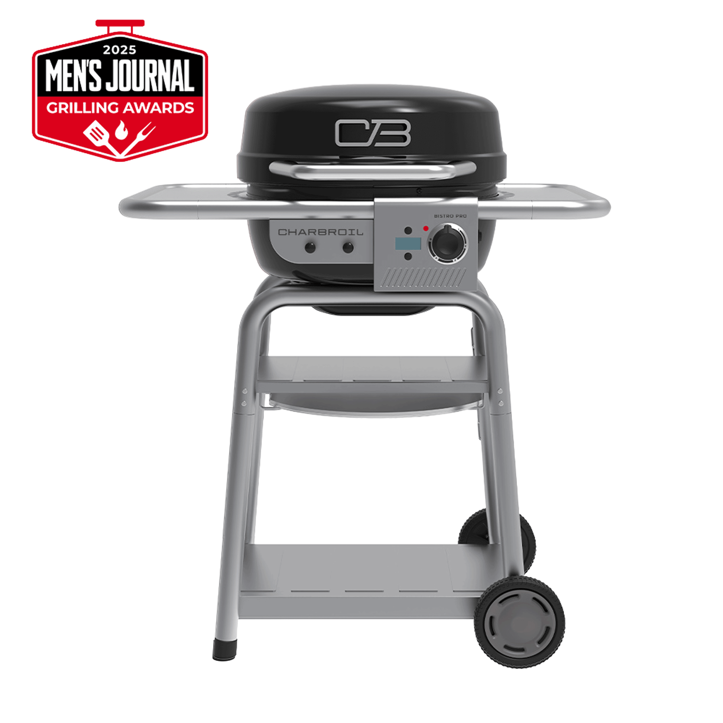 Image of Bistro Pro™ Electric Grill & Griddle + Charcoal Mode