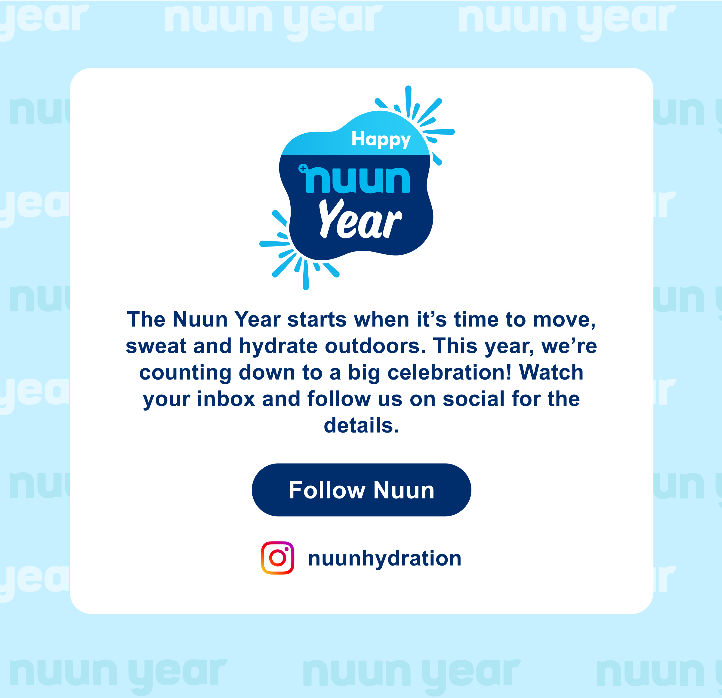 Follow Nuun 