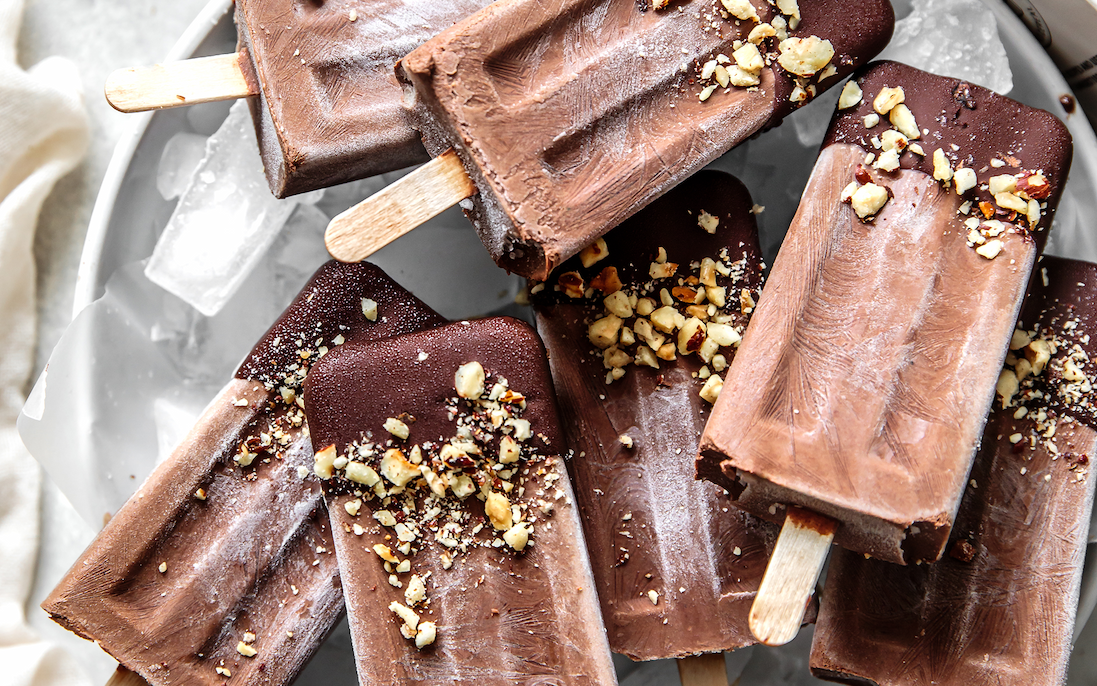Vegan Hazelnut Fudgesicles