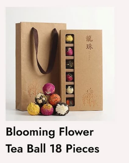 Blooming   Flower   Tea   Balls   18   Pieces   |   Pu-erh   Dragon   Ball   Tea