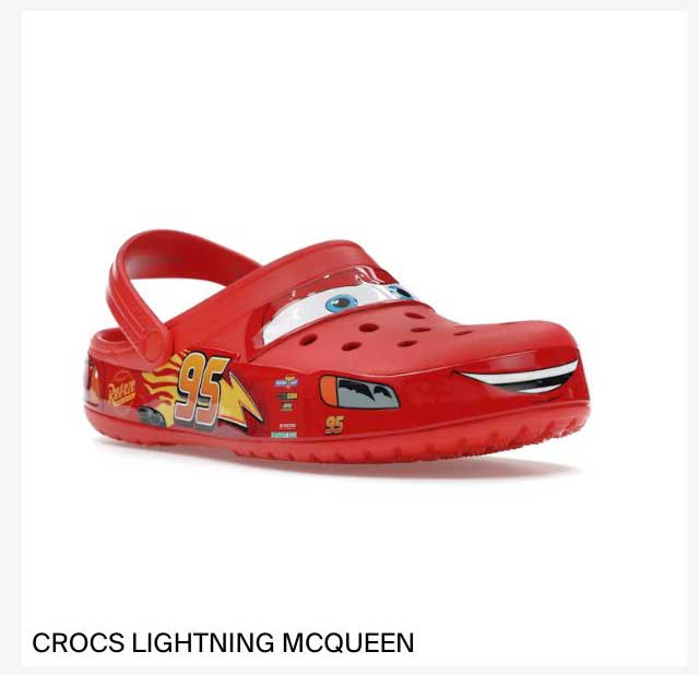 CROCS LIGHTNING MCQUEEN