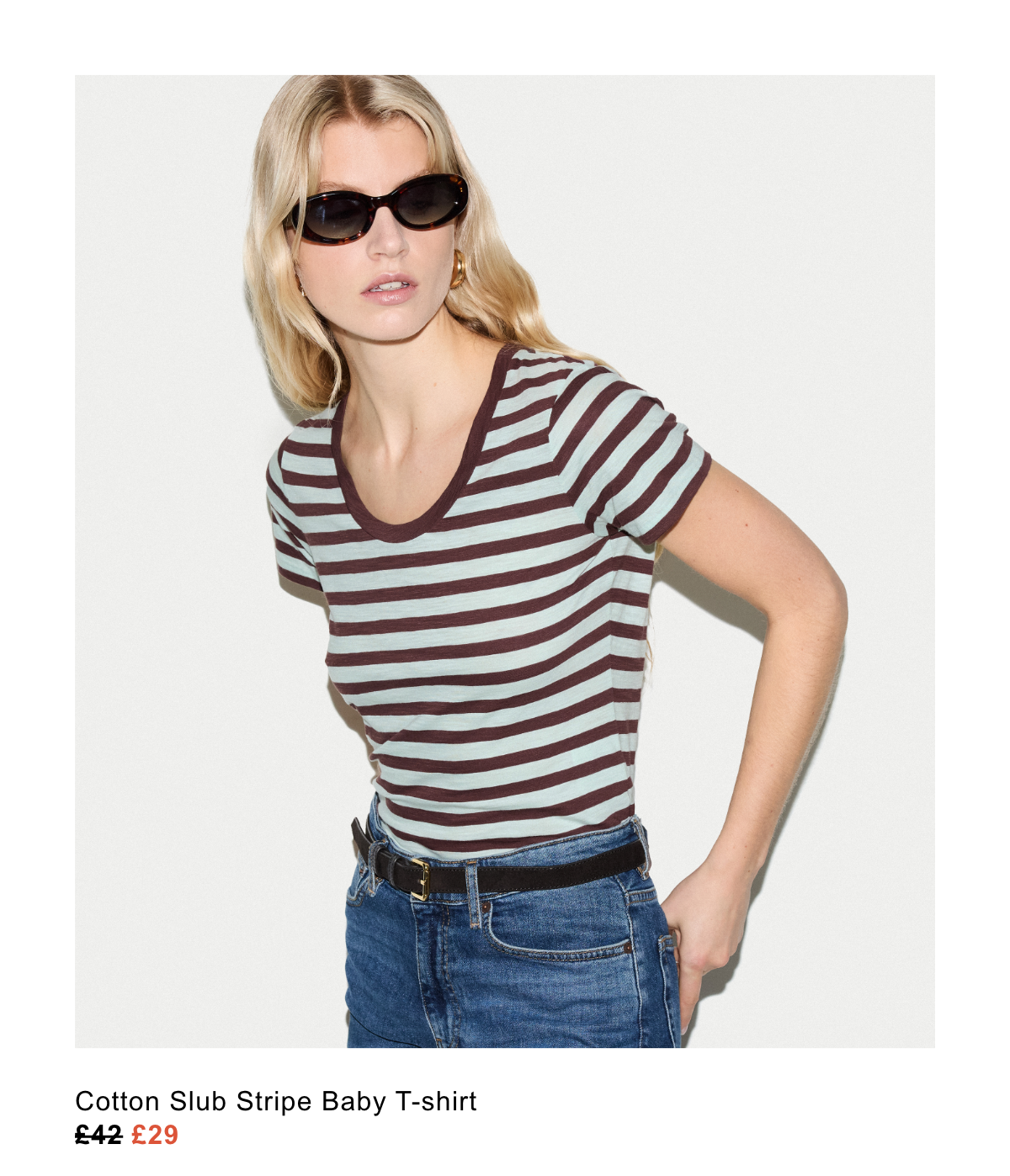 Cotton Slub Stripe Baby T-shirt