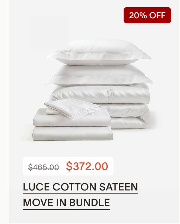 Luce Cotton Sateen Move In Bundle