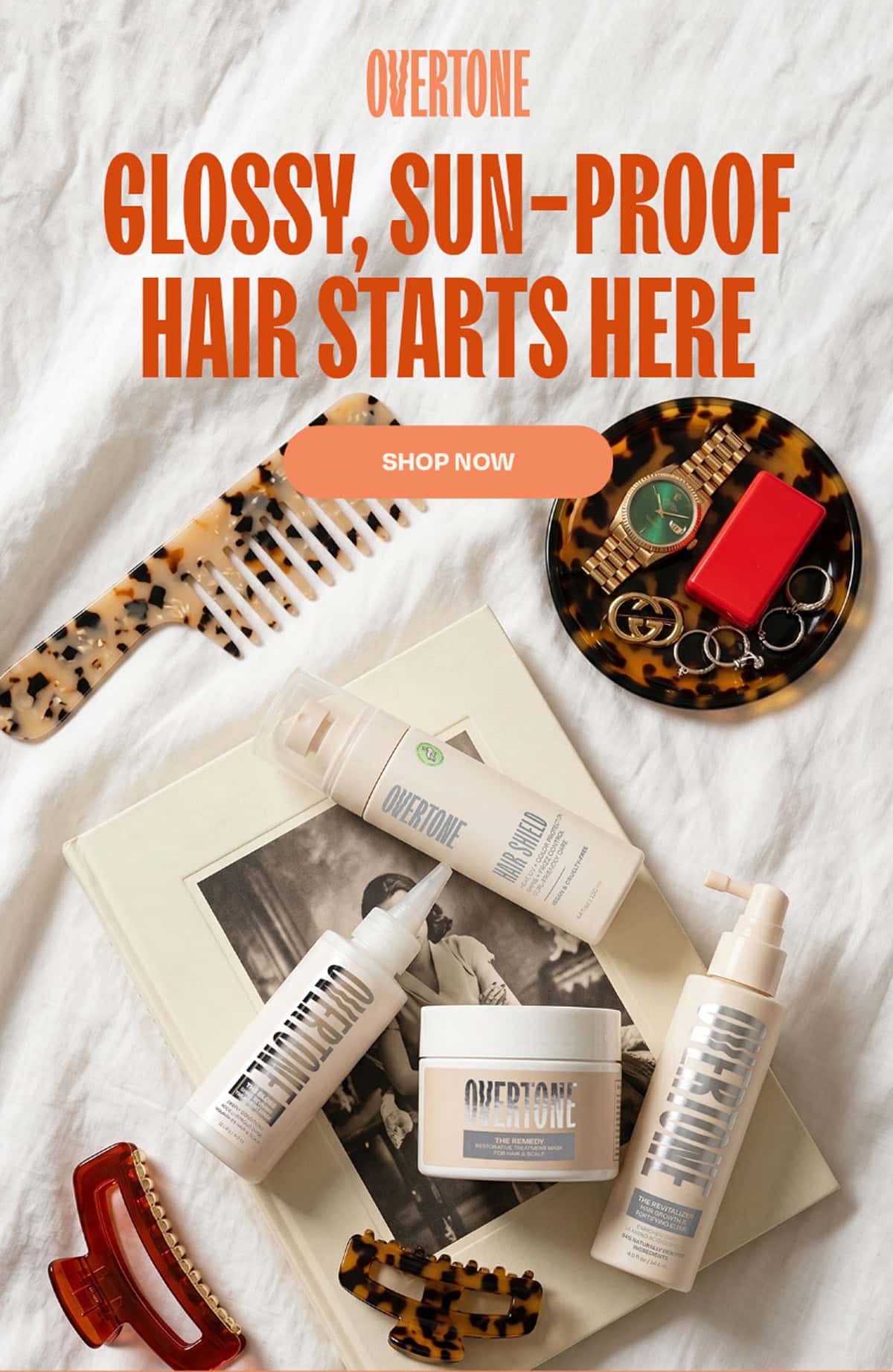 Glossy, Sun-Proof Hair Starts Here