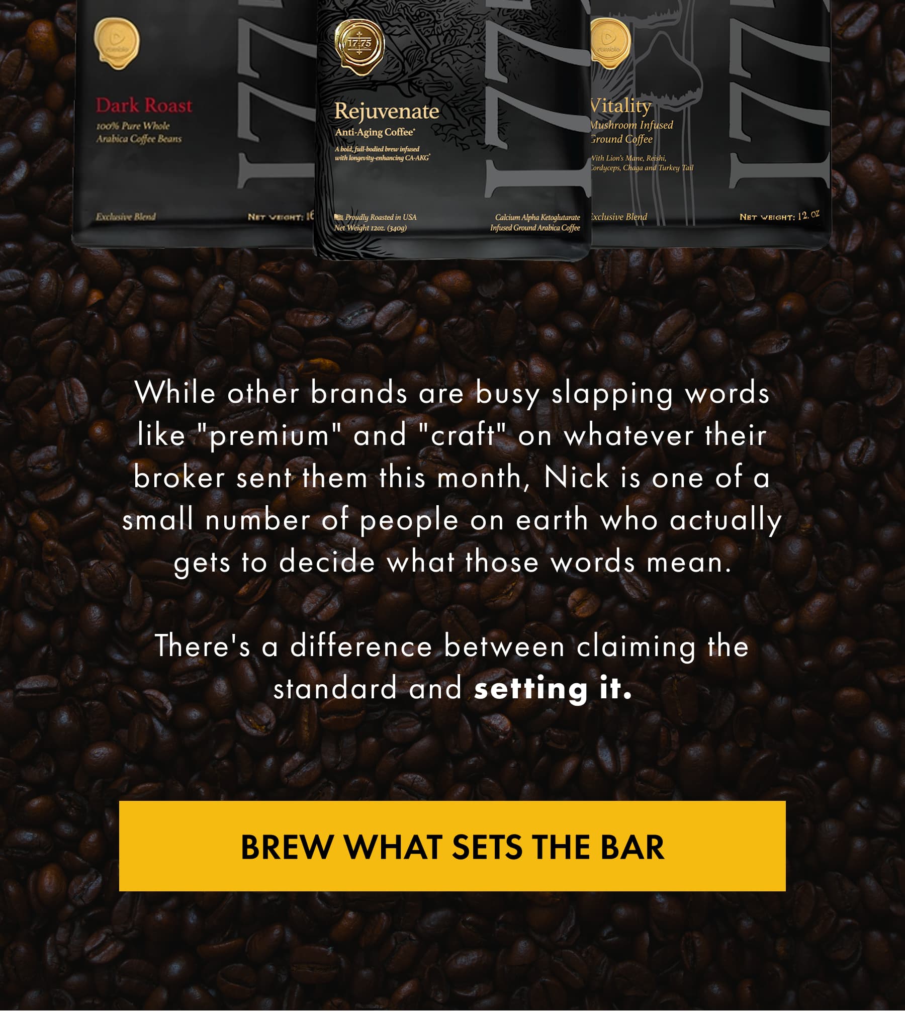 Brew what sets the bar