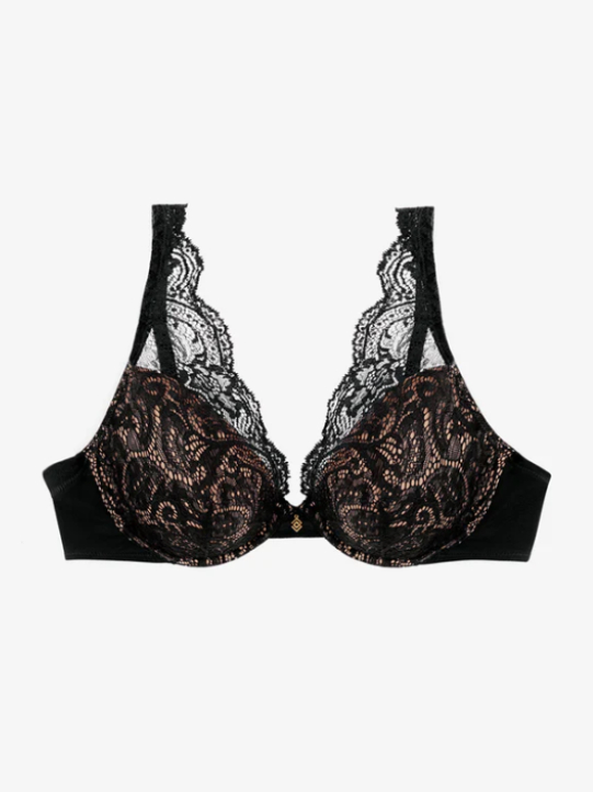 Lace Contour Plunge