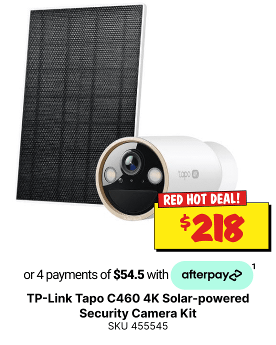 TP-Link Tapo C460 4K Solar-Powered Security Camera Kit