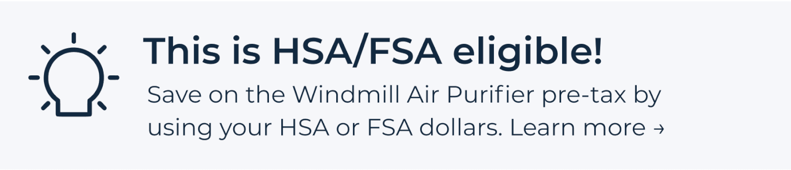 This is HSA/FSA eligible!