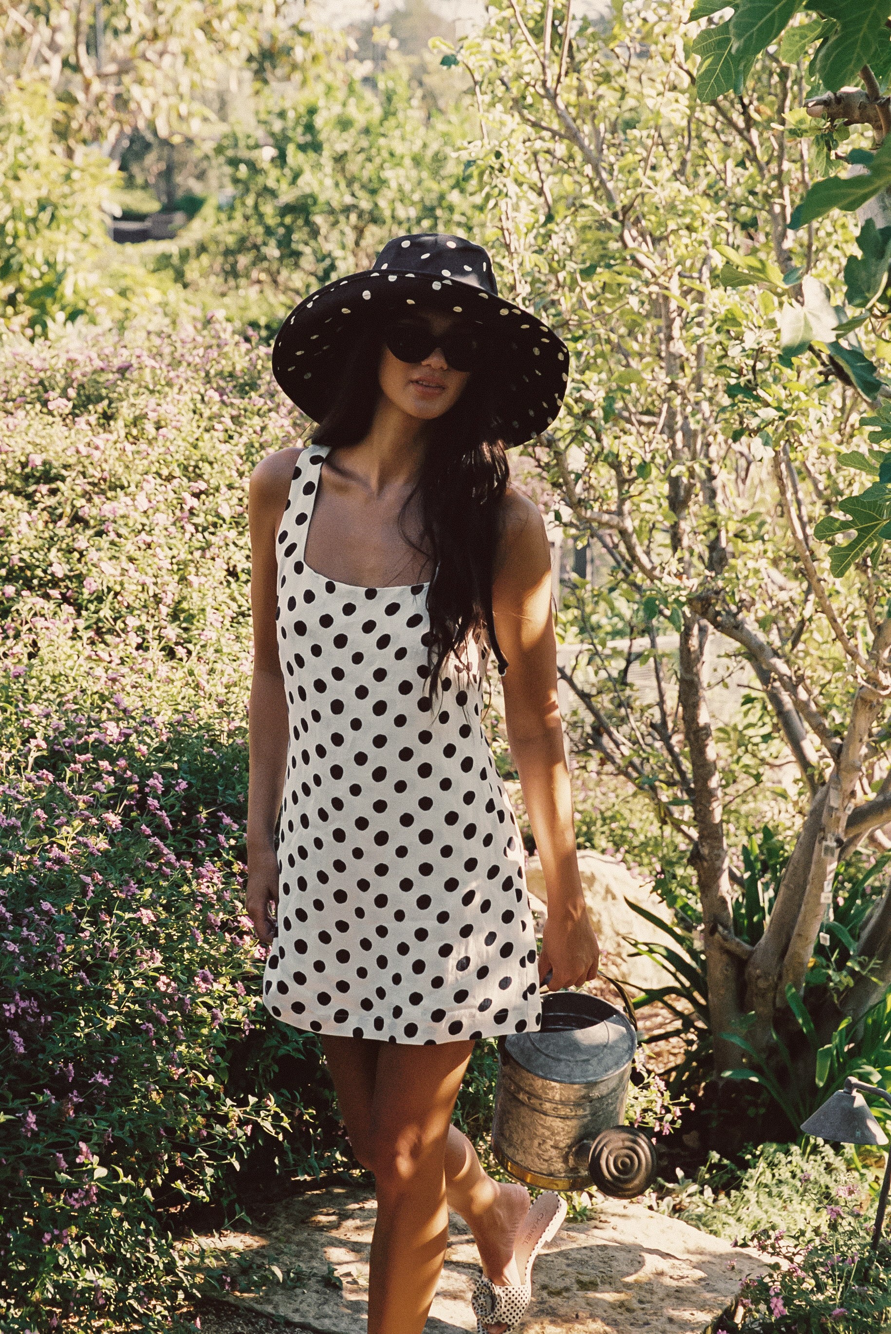 Image of Icon Mini Dress Cupro Linen - Pinup