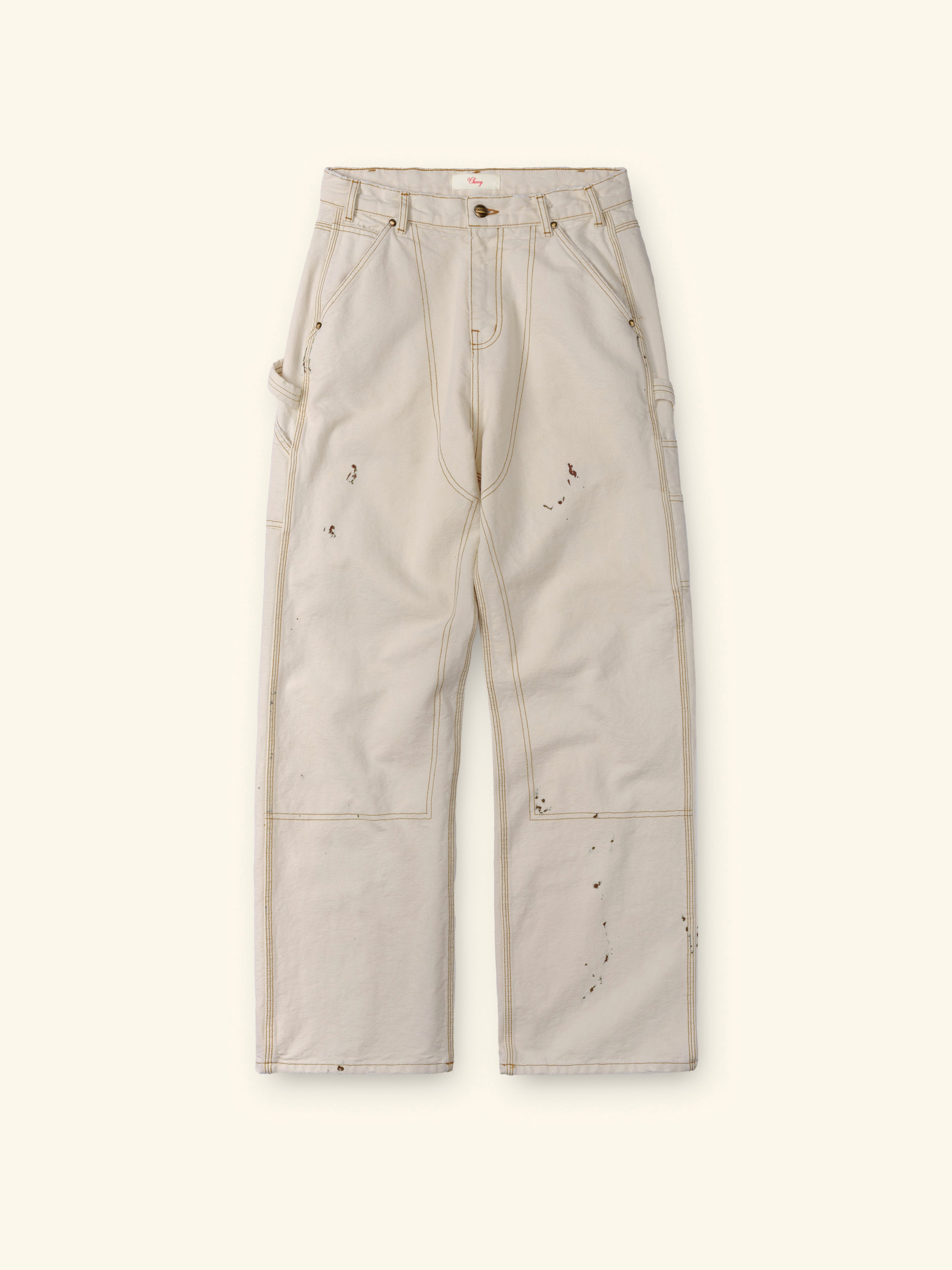 Image of Canvas Carpenter Pant (Vintage White)