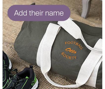 Personalised Kid's Football Stuff Bag