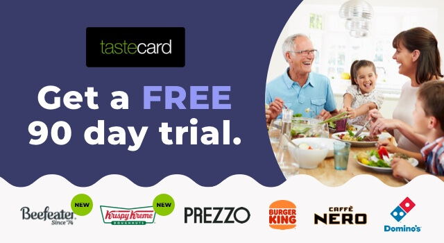 Get a free 90-day tastecard trial