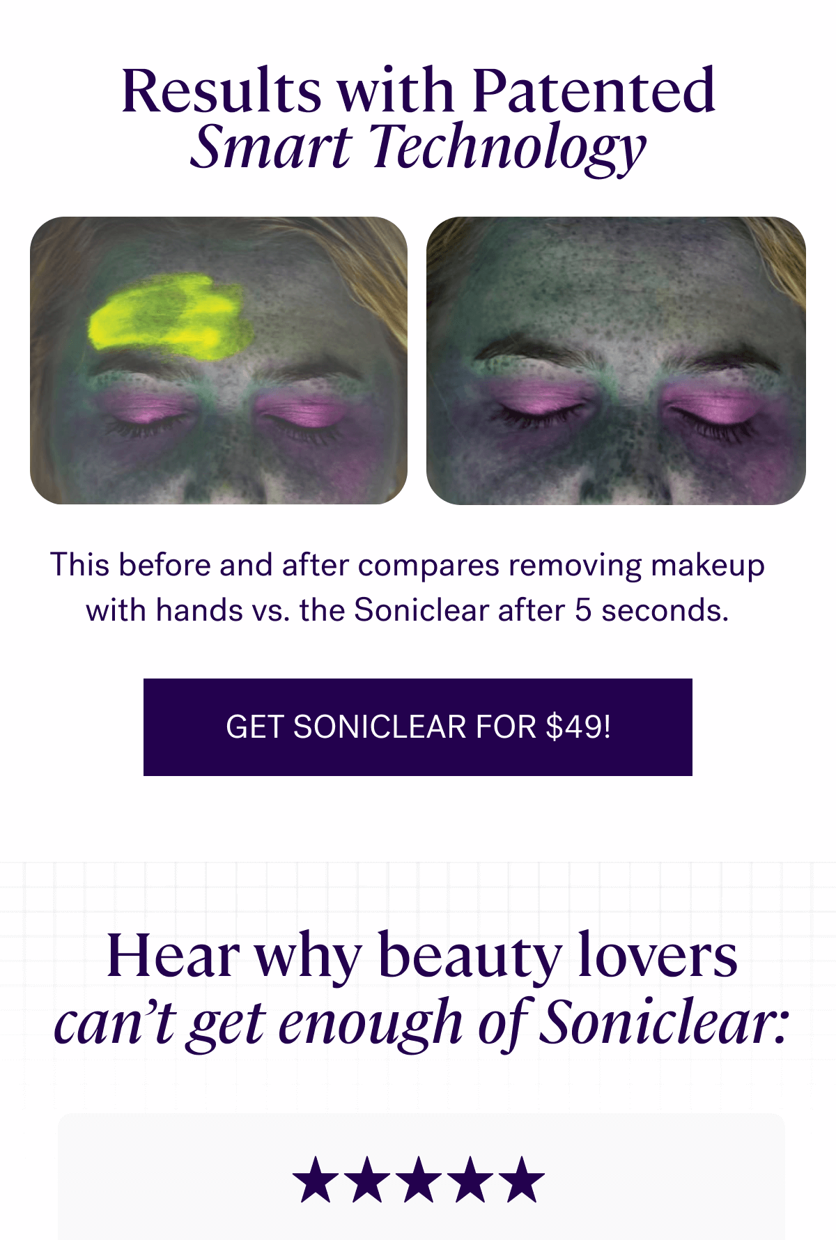 Shop Soniclear - $49 Only!