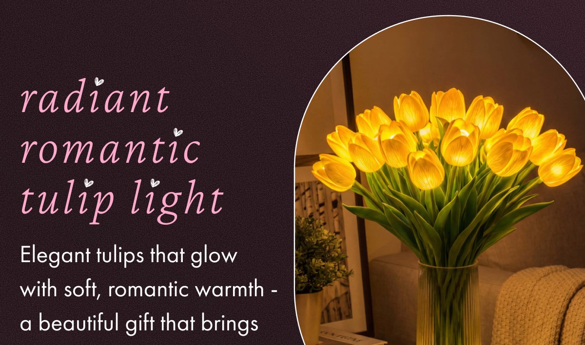 Radiant Romantic Tulip Light