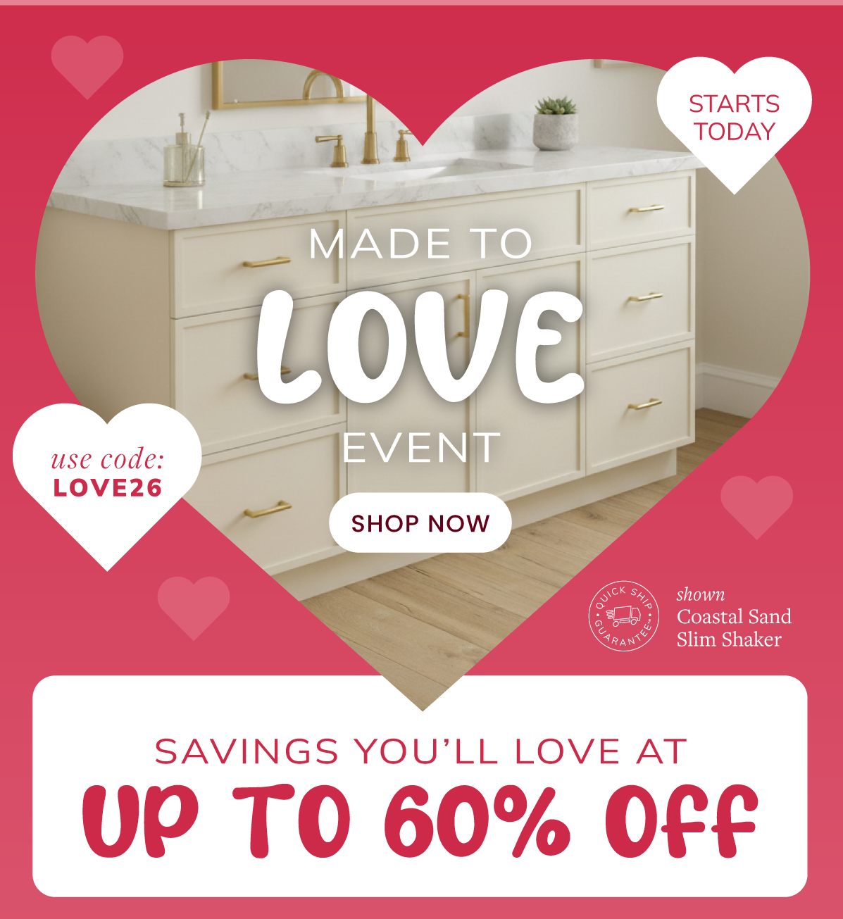 Made to Love Event - Save Uo to 60% Off