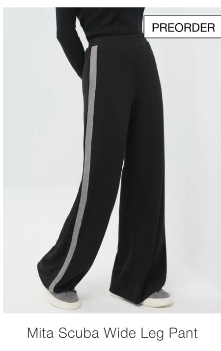 Mita Scuba Wide Leg Pant