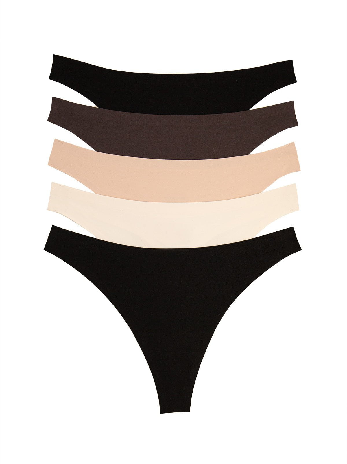 Image of Fit Flex Stretch Thong 5-Pack