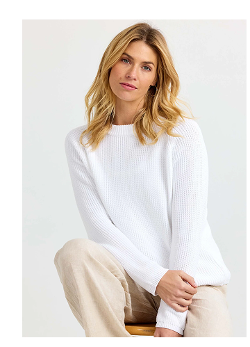 Shop Cotton Fisherman Crew - Summer White
