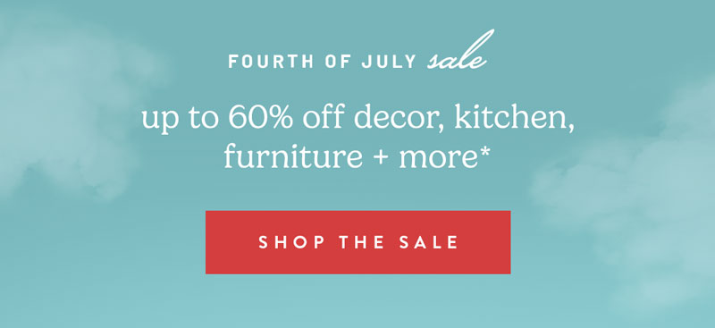 20% off decor, kitchen, tabletop + more