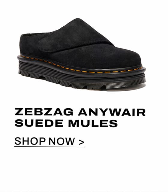 Zebzag Anywair Mules in Black