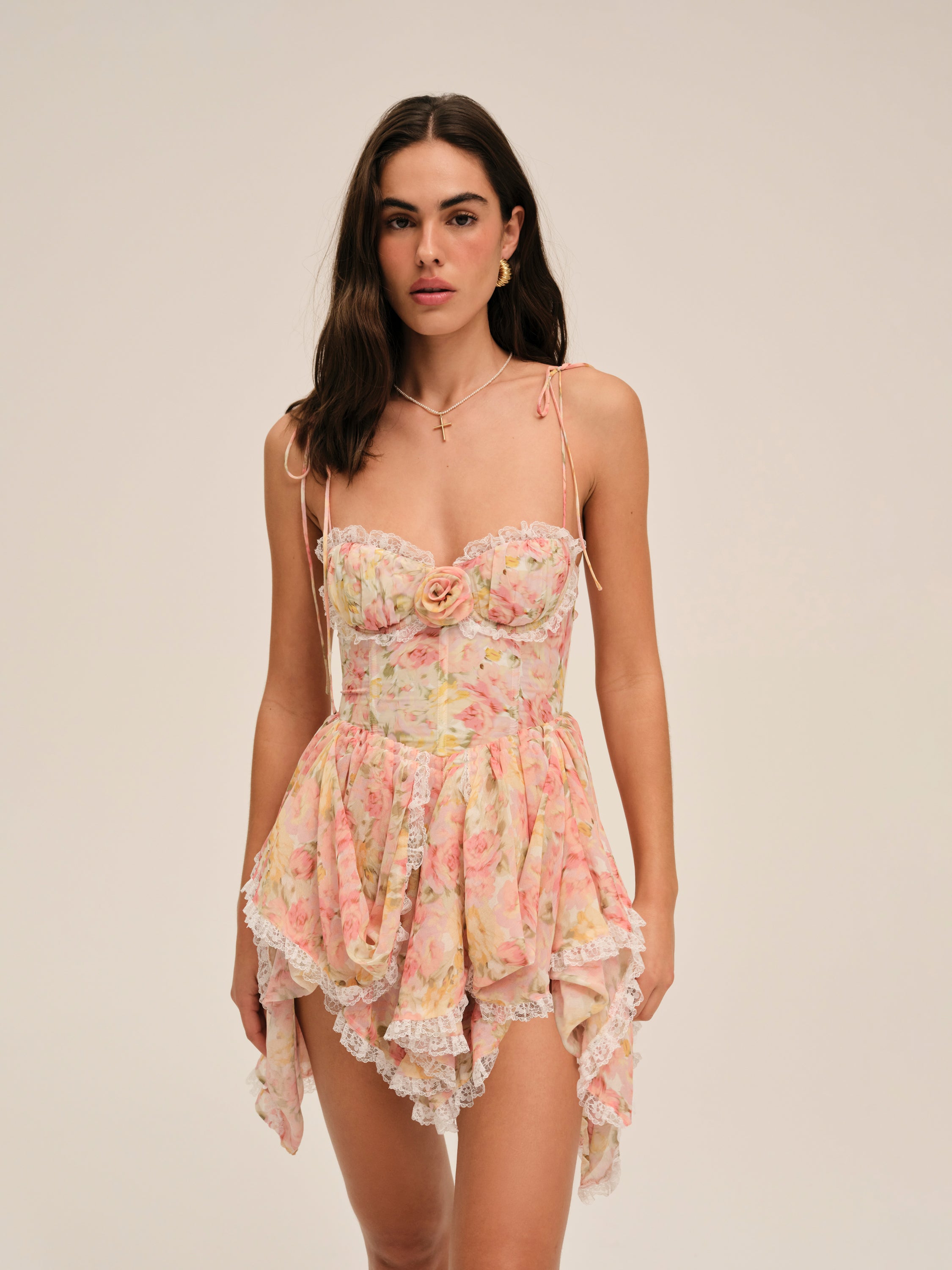 Image of Elea Asymmetrical Mini Dress