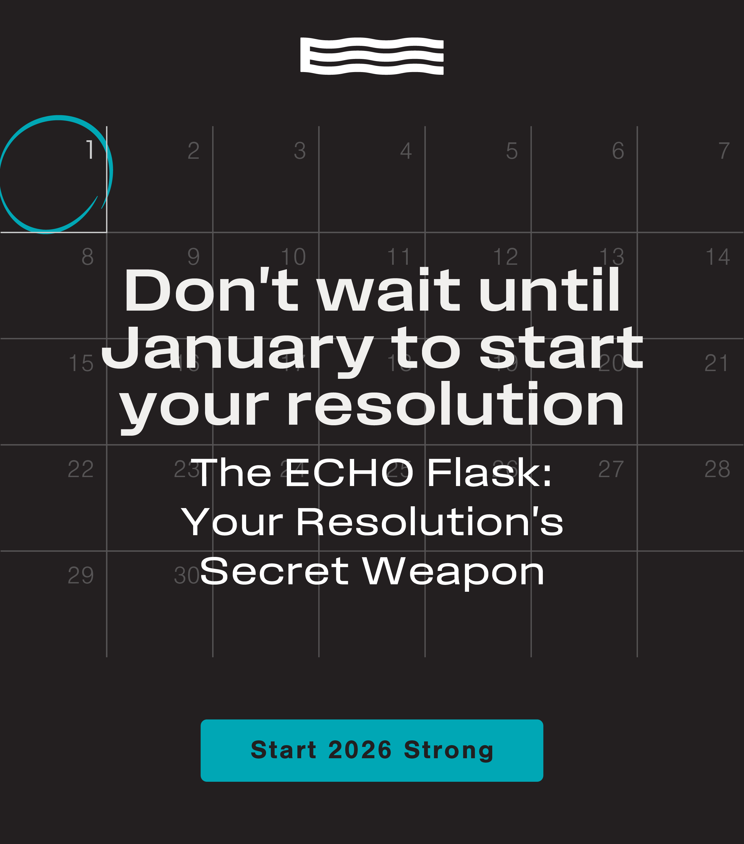 Don't wait until January to start your resolution