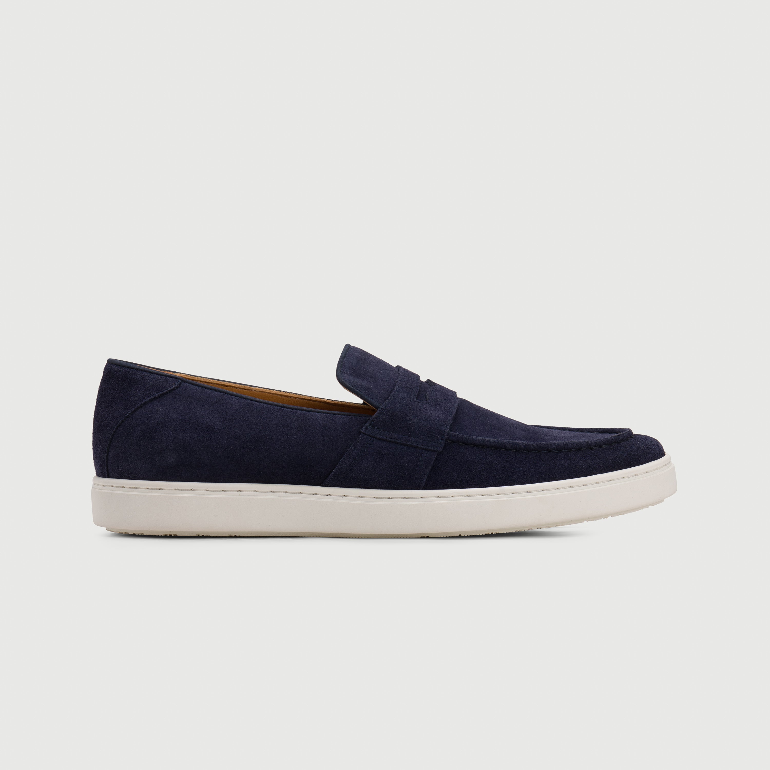 Image of The Paros Penny Loafer - Navy