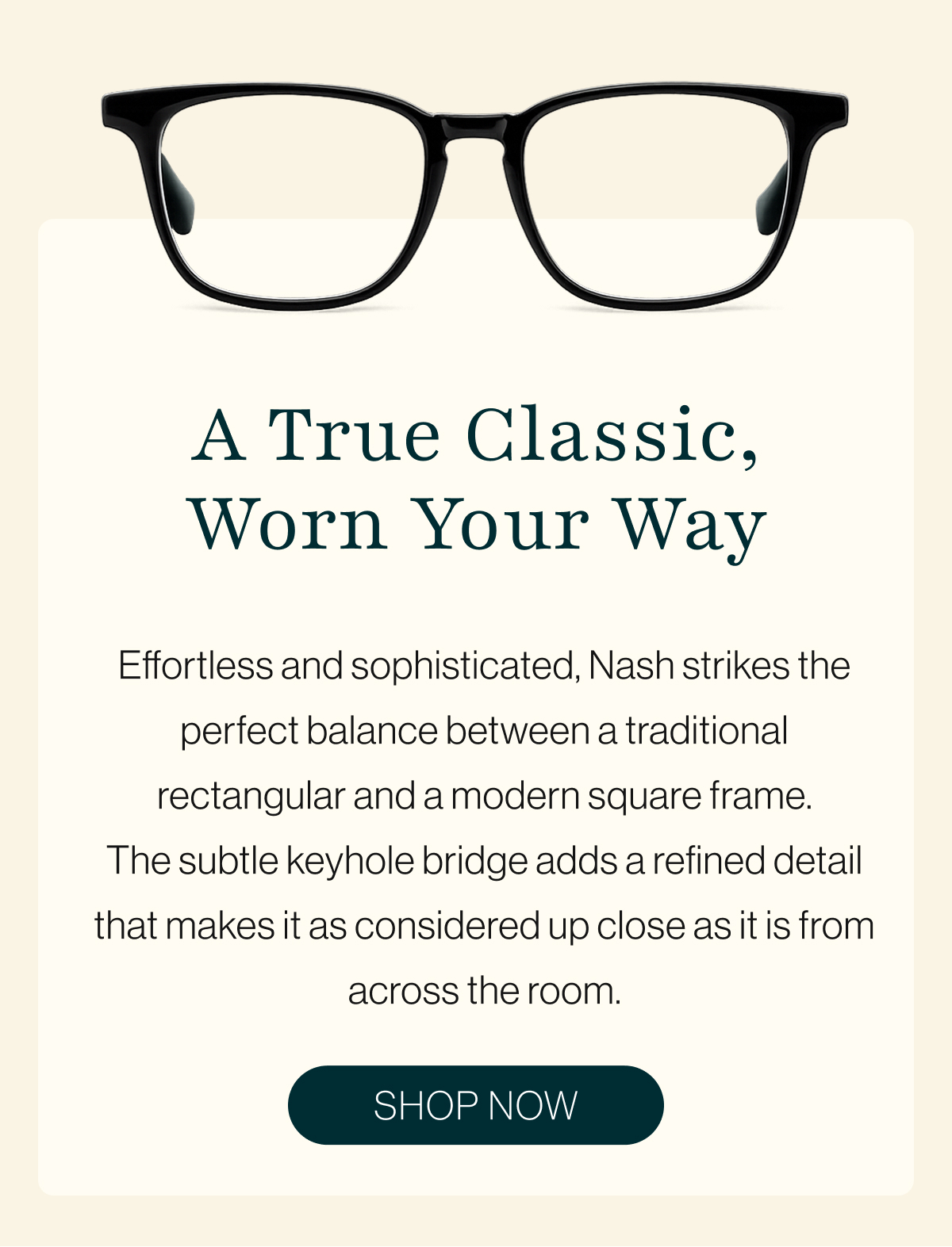 A True Classic, Worn Your Way
