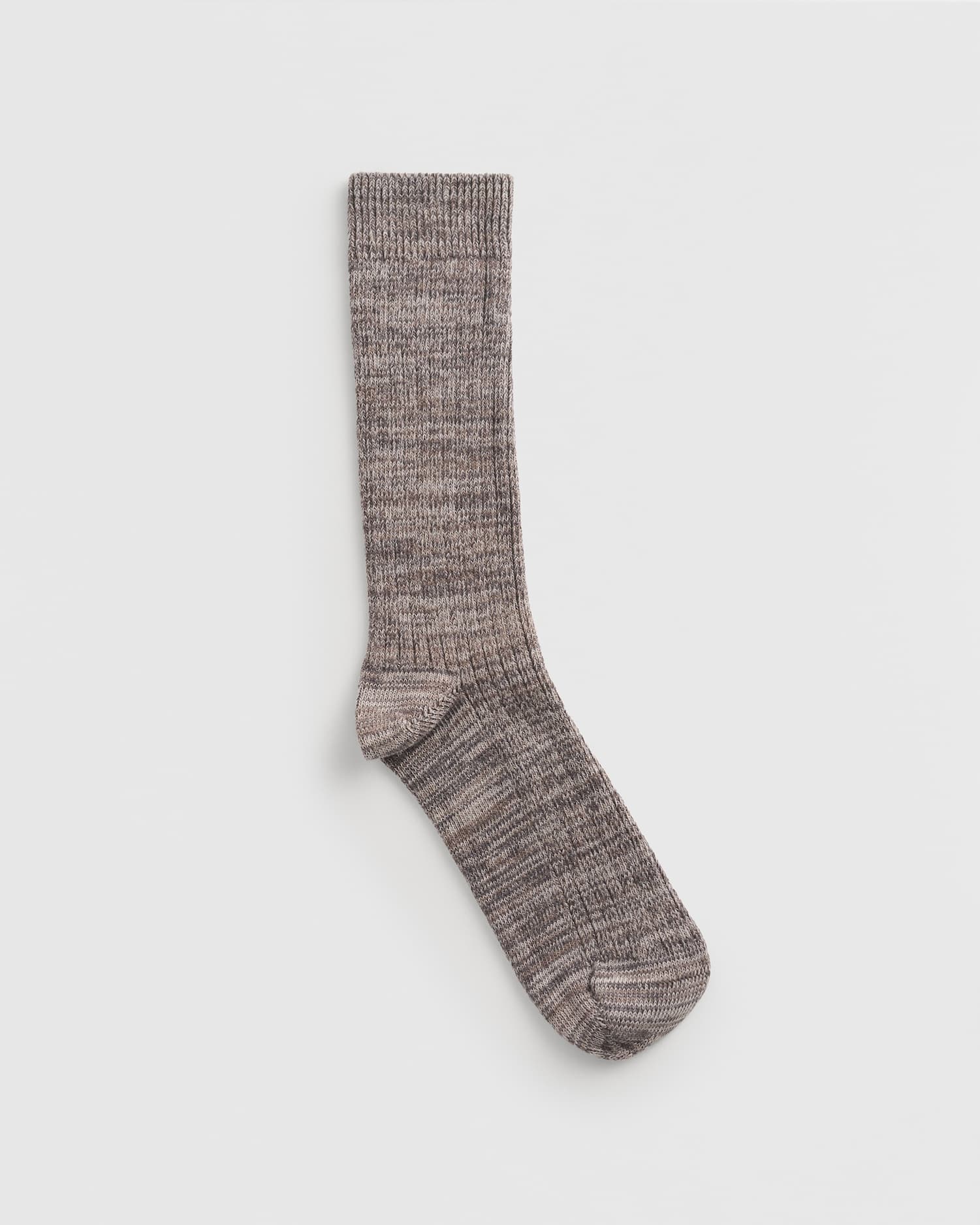 Taupe Muline Cotton socks