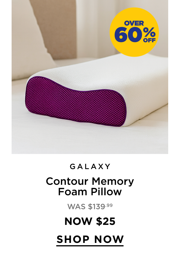 Galaxy Contour Memory Foam Pillow