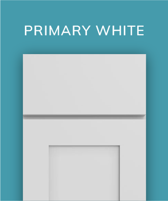 Primary White shaker cabinet