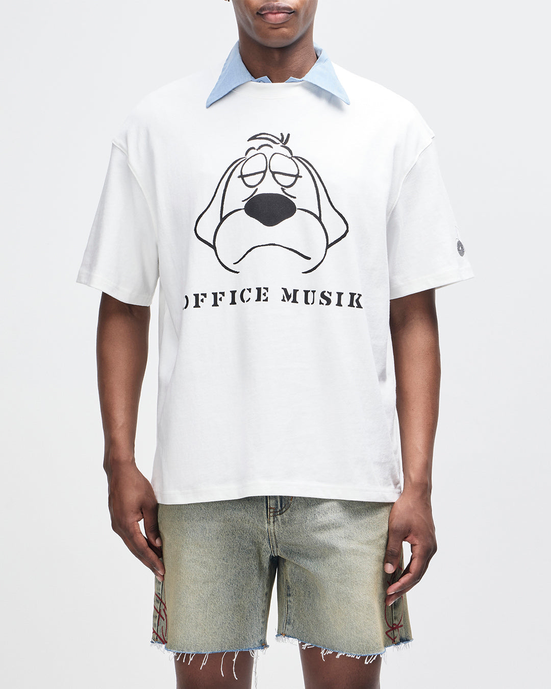 Image of Office Musique Tee - Vintage White