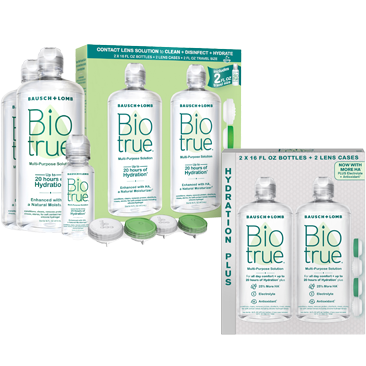 Biotrue Multi-Purpose Solution or Hydration Plus Multi-Purpose Solution