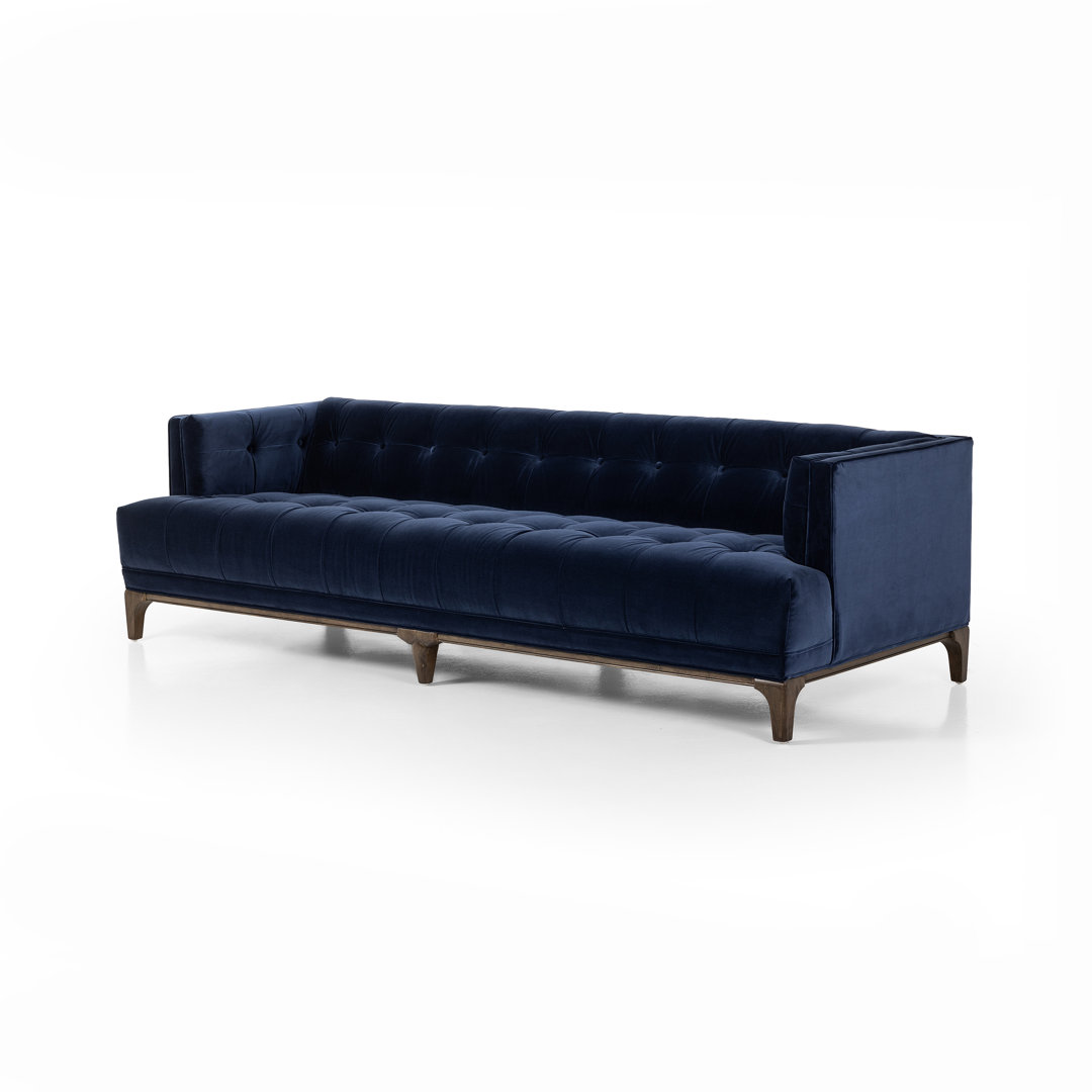 Bari 91'' Upholstered Tuxedo Sofa
