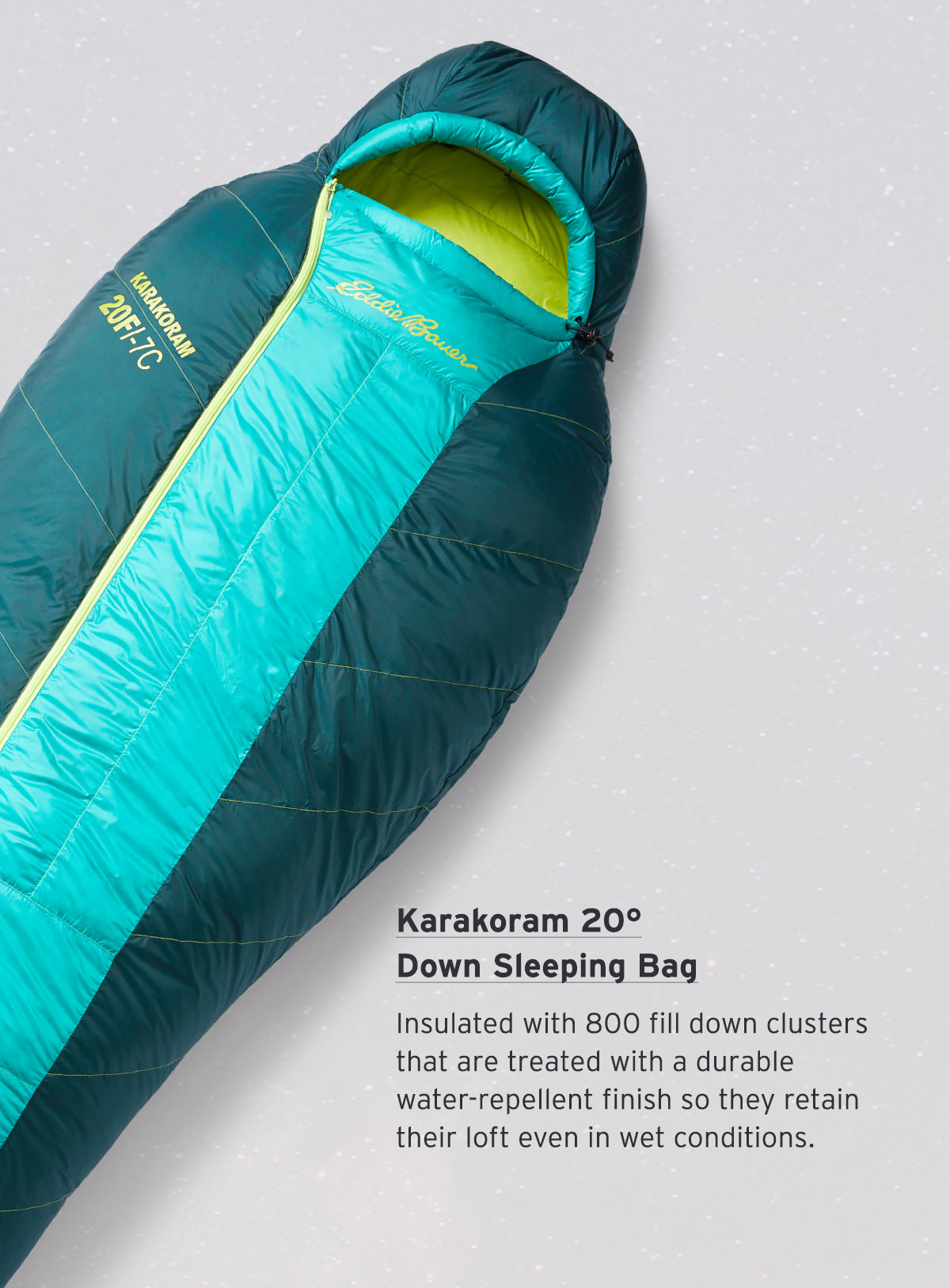 Katakoram 20 Degree Down Sleeping Bag