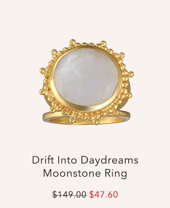 Drift Into Daydreams Moonstone Ring