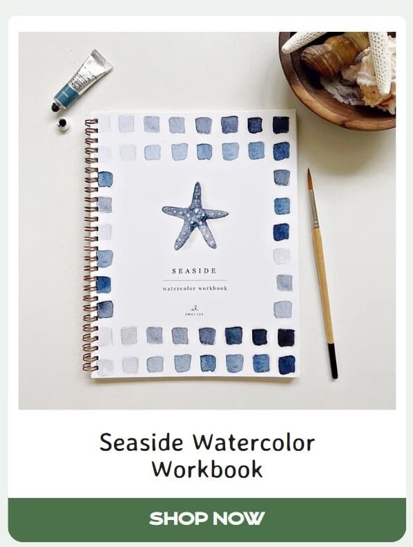 Seaside Watercolor Workbook