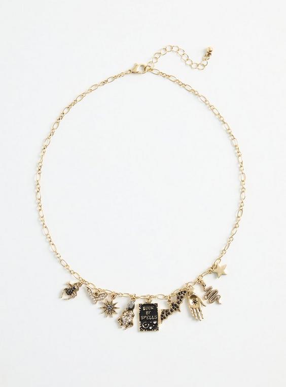Book of Spells Charm Necklace