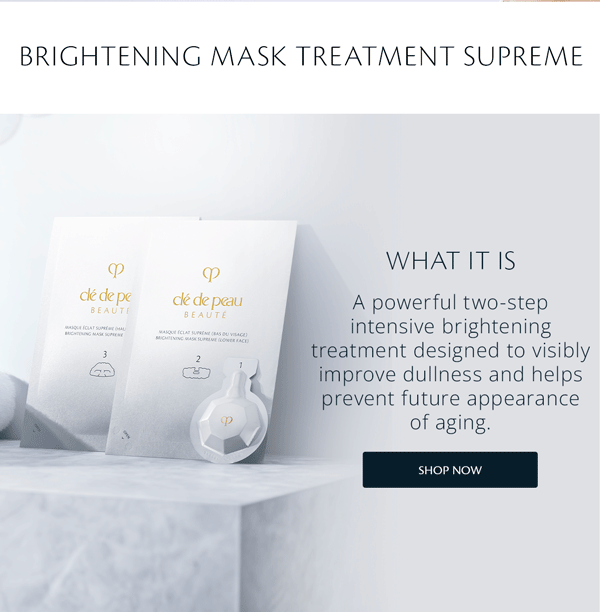 A powerful two-step intensive brightening treatment designed to visibly improve dullness and helps prevent future appearance of aging