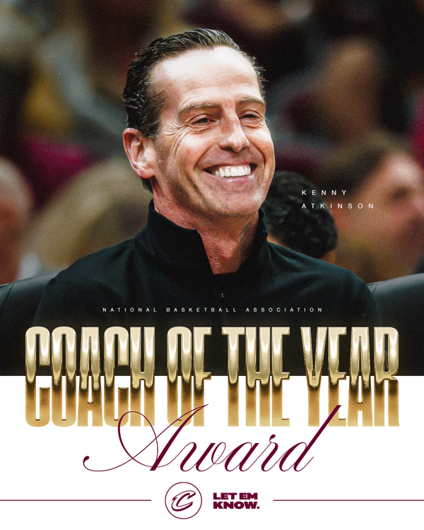 Kenny Atkinson - National Basketball Association Coach of the Year! Click to read more