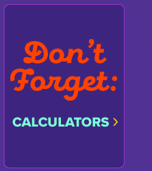Don't forget calculators