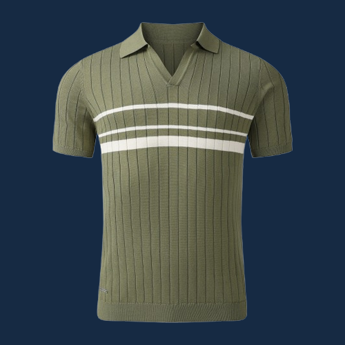 Lifestyle Striped Knit Polo