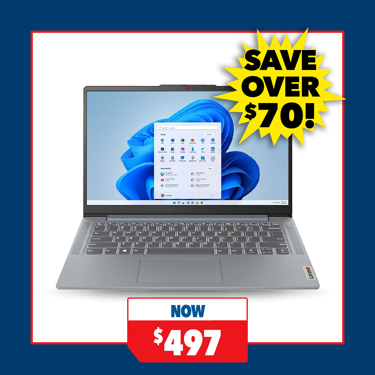 Lenovo IdeaPad Slim 3 14" Laptop - AMD Athlon Silver