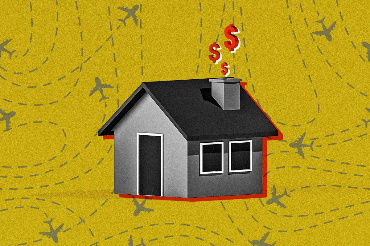 flight paths surround house
