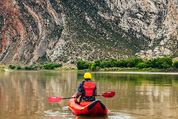 kayaking in dinosaur national monument