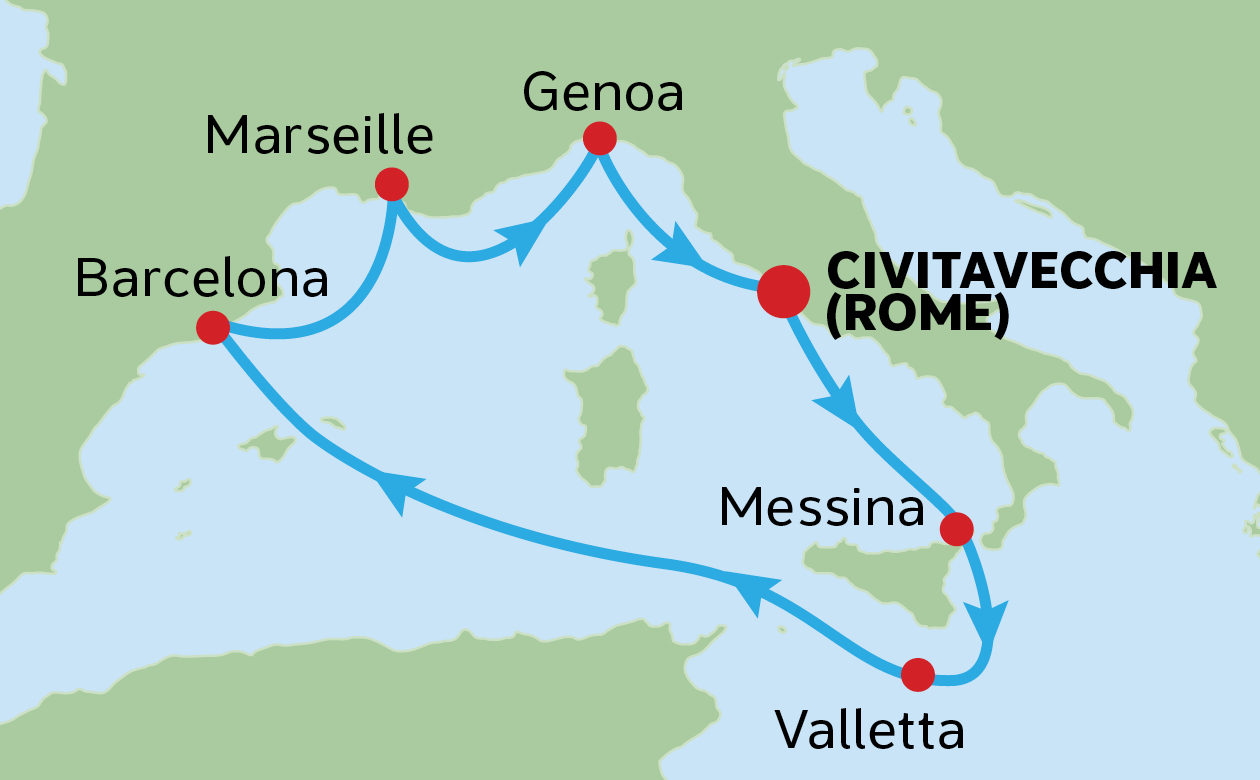 MEDITERRANEAN FAMILY ESCAPE MAP