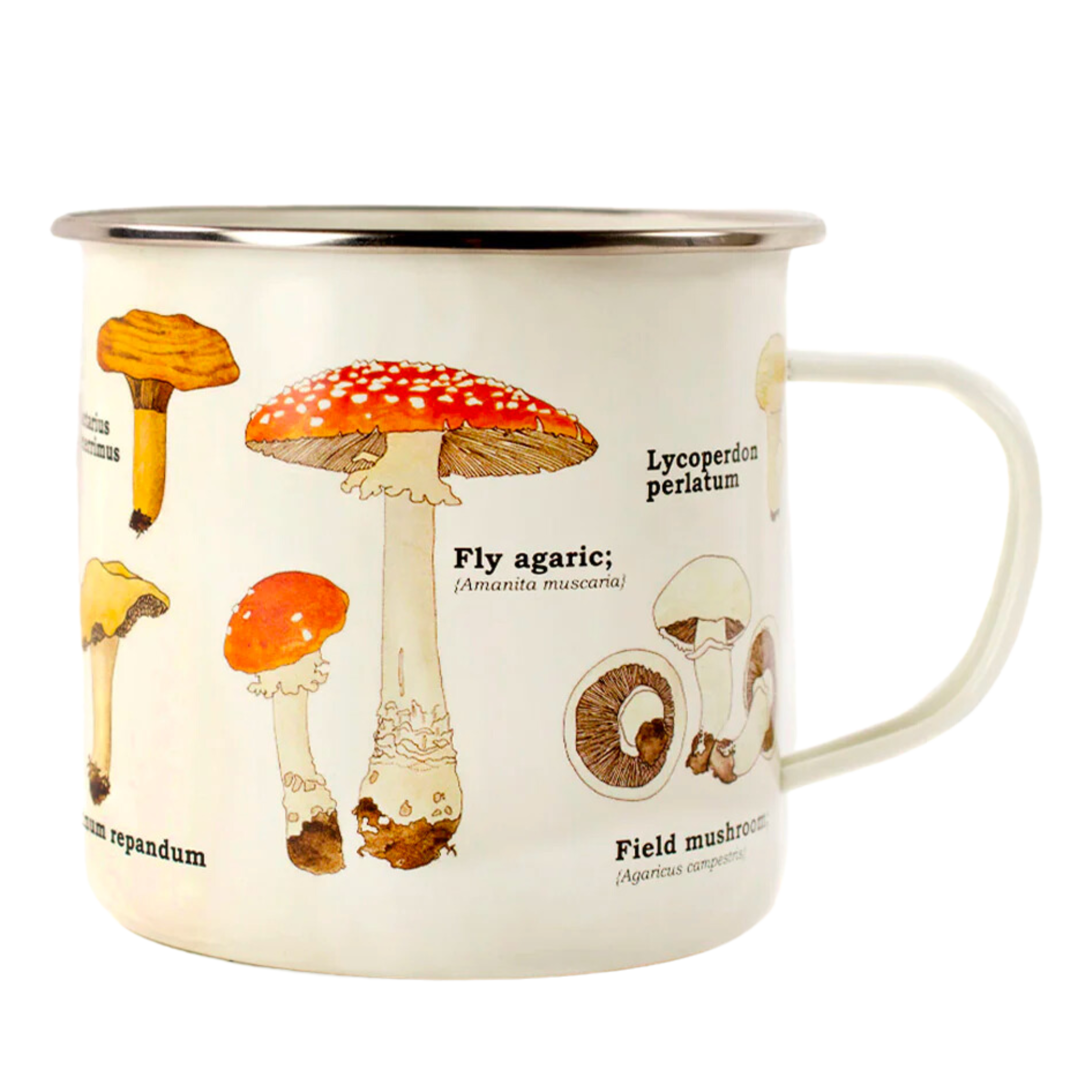 Image of Mushrooms Enamel Mug