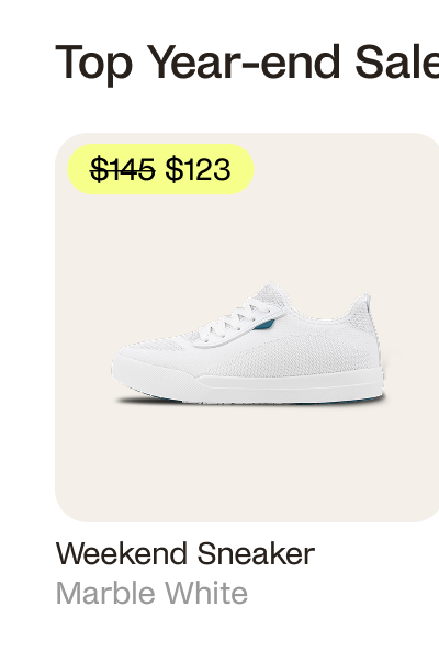 Weekend Sneaker Marble White